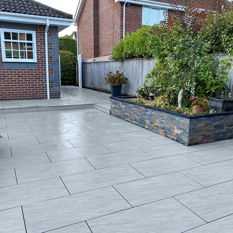 Porcelain Patio Slabs Quartz Grey Outdoor Porcelain Paving by Ammaari
