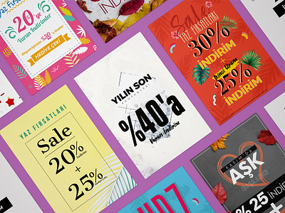 Sale Poster Collection | Print Design branding design graphic design typography