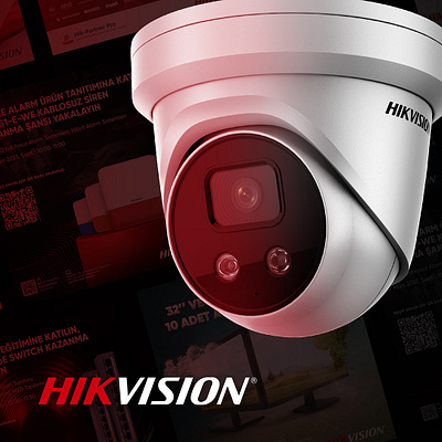 Hikvision Türkiye Social Media Post Design graphic design social media