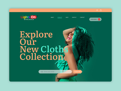 Shopify website design branding graphic design shopify shoplifty typography ui ux webdesign wholesale