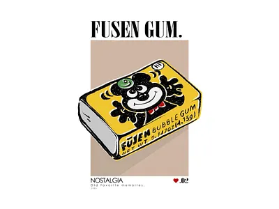 Nostalgia 2 2d art design digital art gum illustration