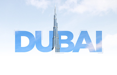 Dubai – a city of dreams burjkhalifa dubai graphic design illustration poster