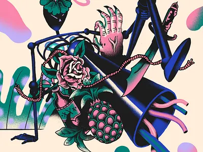 EXQUISITE WORKERS Rejected animation illustration print design valistika