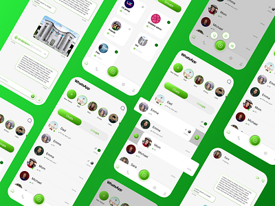 WhatsApp Redesign app design design experience figma graphic design ui ui ux designer