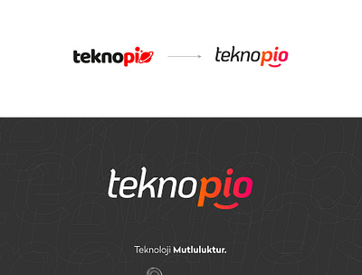 Teknopio - Rebranding brand identity branding graphic design logo design rebranding social media design ui web design