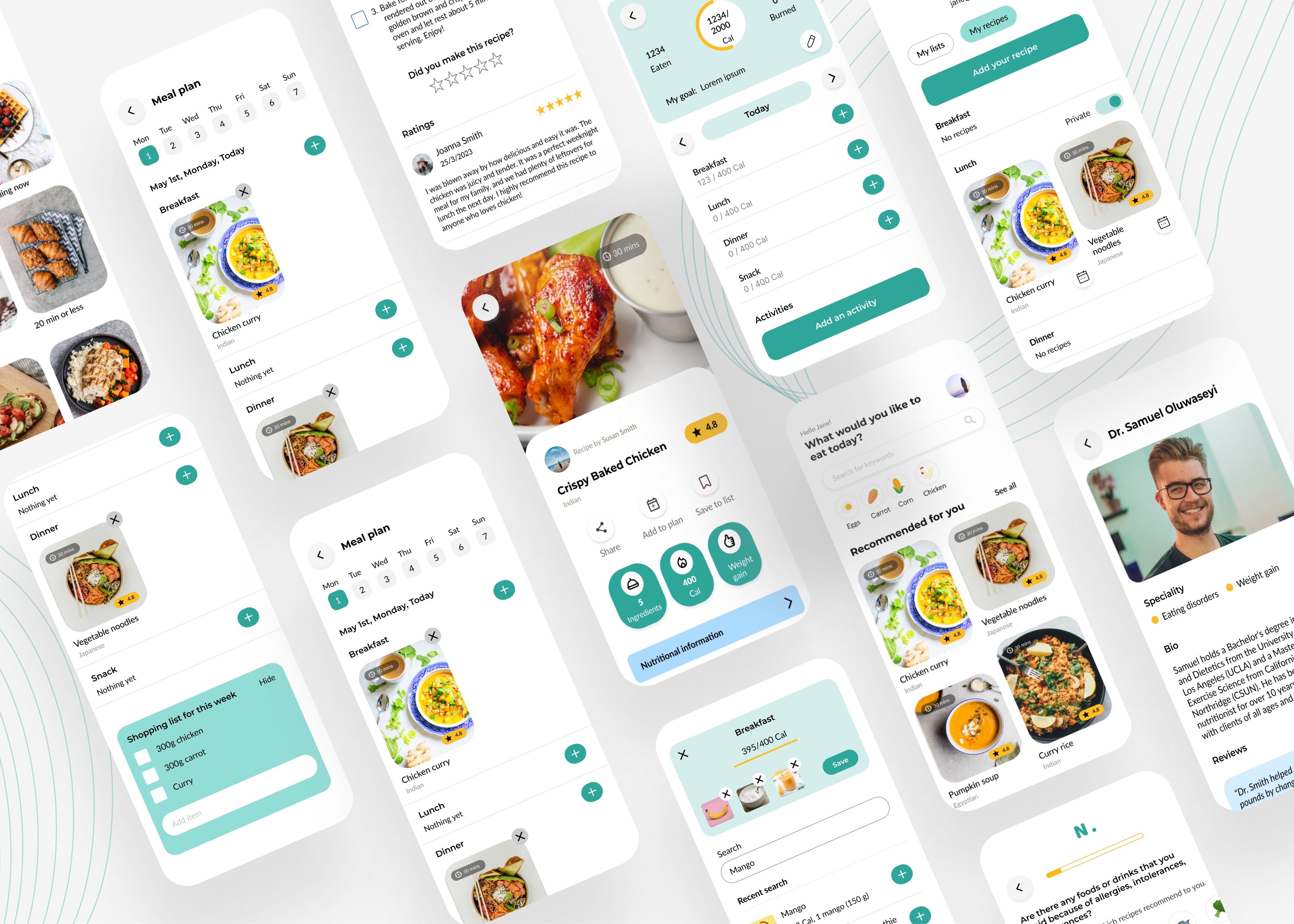 Nutrifood app branding design figma food food app portfolio ui user experience ux ux design vector