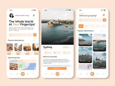 Intrépido - Travel App Concept app branding concept design graphic design ui ux website