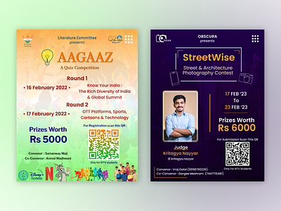 Posters - 1 camera committee events iiit iiitv iit indian institute ott photography poster posters prizes quiz ui