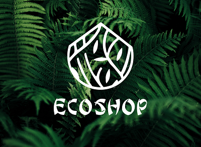 ECOSHOP branding design graphic design illustration logo vector