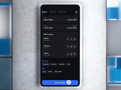 Flight 3d ai animation app book branding design flight interaction mobile motion graphics ui ux