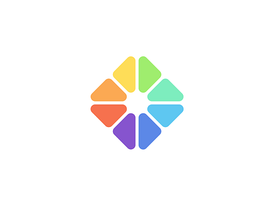 Abstract Colorful Sun Rays (For Sale) by Daniel Ayers on Dribbble