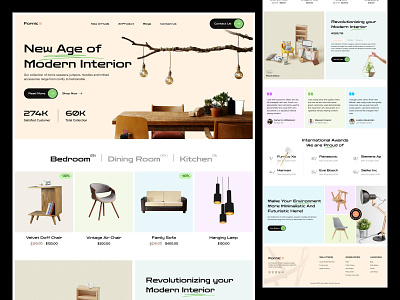 eCommerce Website: Fornic Furniture & Interior Landing Page architecture bedroom chair decor e-commerce e-commerce design ecommerce ecommerce website furniture interior interiordesign landing page living room online shop online store shop sofa store website woocommerce
