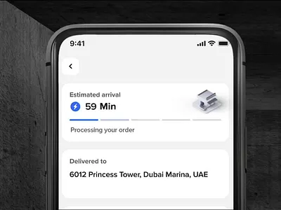 Flow delivery 3d animation app branding design illustration mobile motion graphics shopping ui