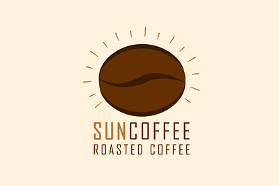 SunCoffee Logo design coffee crative logo idea logo logo design