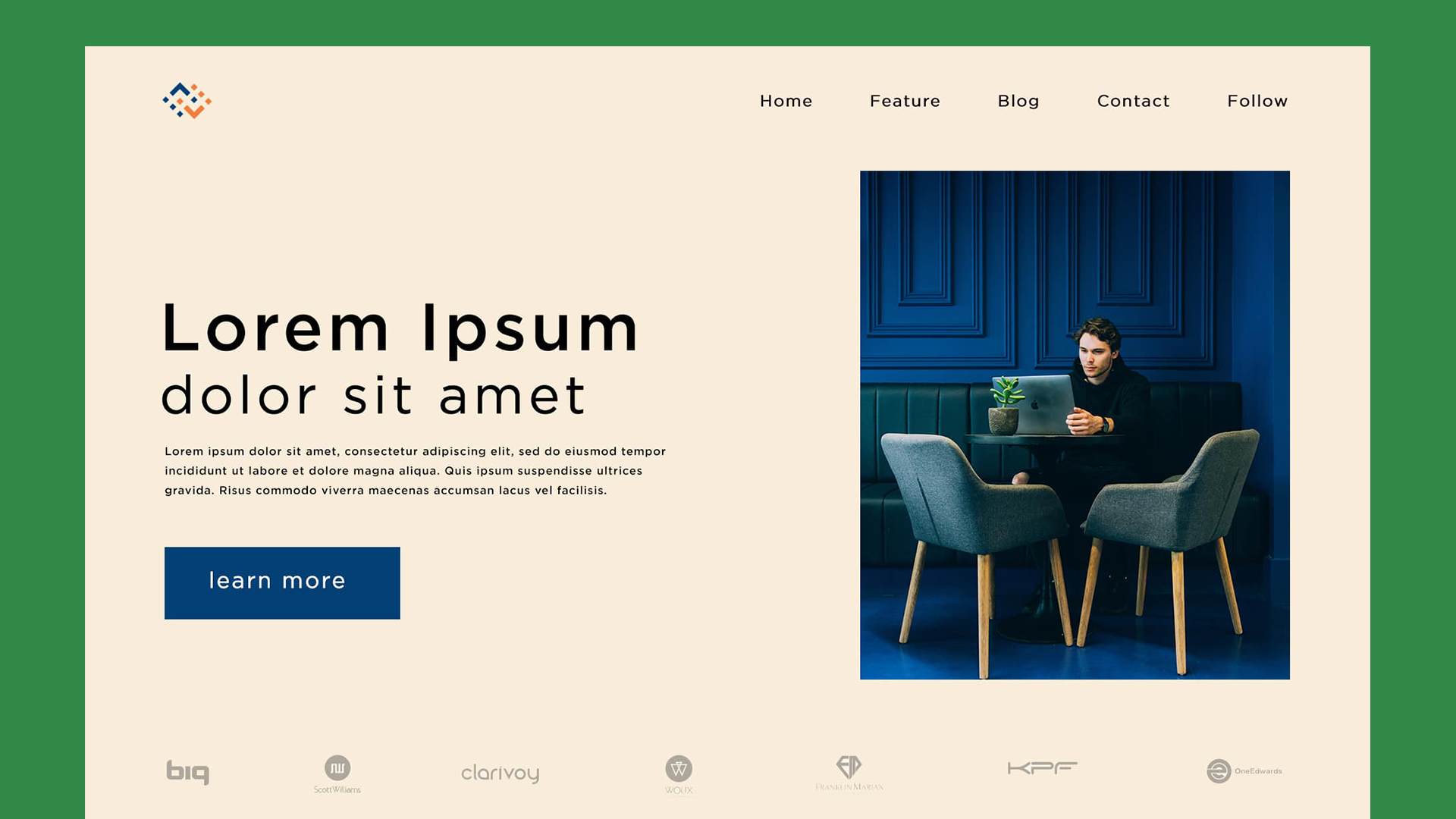 Landing Page Design design graphicdesign landingpage photoshop uiux website