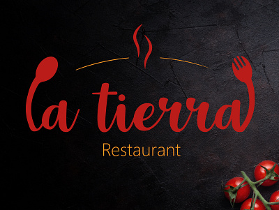 Logo and Visual Identity for Restaurant La Tierra branding design graphic design logo vector