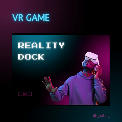 VR Game animation figma logo motion graphics resesrch ui uiux web design