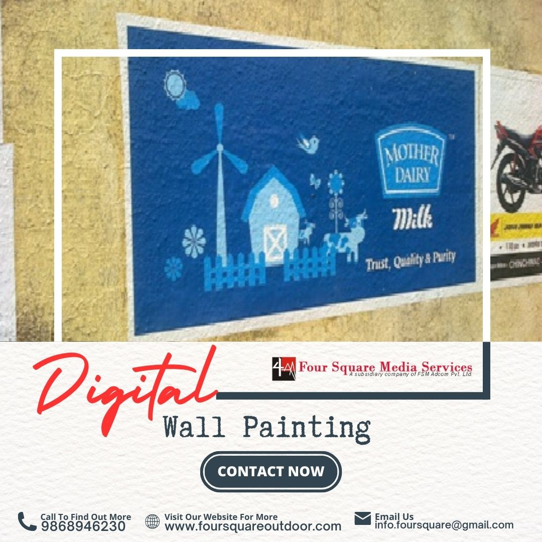 Digital Wall Painting by Four Square Media Services on Dribbble