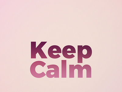 Keep Calm & Love Yourself animation design illustration motion graphics vector