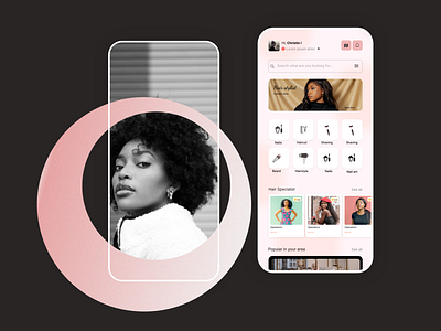Salon App UI animation banking app calm app design meditation app salon app salon app ui ui uiux