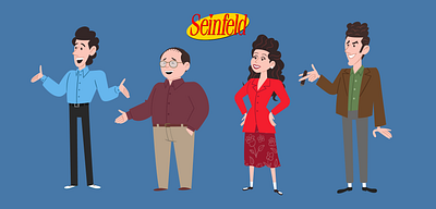 Seinfeld - four! animation design illustration motion