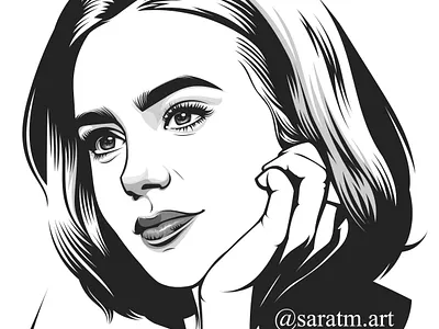 vector portraits branding graphic design logo portrait art portrait illustration vector portrait art vectorart