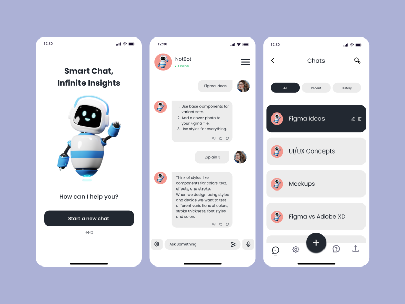 ChatBot by Souptik Sarkar on Dribbble