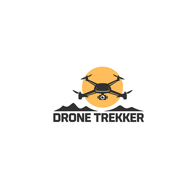 Drone Trekker Logo brand logo branding business identity business logo company identity company logo drone drone camera drone icon drone logo drone trekker flying drone graphic design logo trekker