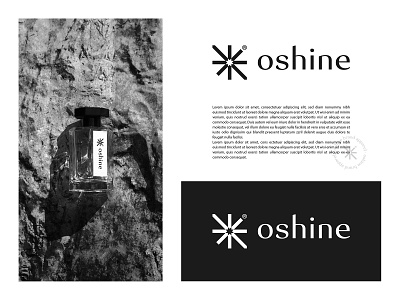 Oshine | Logo Design branding cosmetics fashion feminine graphic design logo minimalist modern parfume