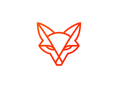 Modern Fox Head Logo animal animal head design entertainment finance fox fox head geometry icon illustration logo logo design logo designer logodesign minimal minimalist logo technology