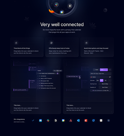 🐙 Some [W]ork [I]n [P]rogress dark landing dark landing page dark mode dark mode website dark website landing landing page landing page design landing page ui ocean octopus saas ui