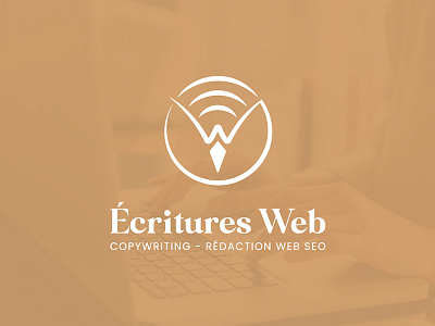 Logo Ecriture Web branding graphic design logo