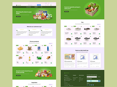 Grocery Website Design Concept design process product design uiux design user experience design ux ux design