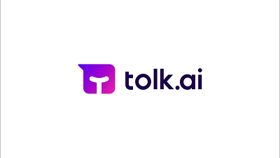 Logo Animation for Tolk.ai animation branding logo motion graphics