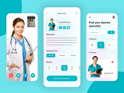 Personal Doctor - Mobile App by Arounda on Dribbble