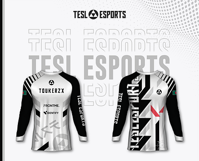 TESL Esports branding graphic design jersey design logo