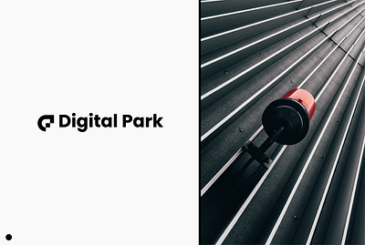 Digital Park brand identity branding design graphic design logo