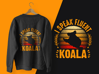 Koala T-shirt design animation branding clothing custom t shirt design eye catching t shirt graphic design illustration koala t shirt design koala t shirt girl koala t shirt mens koala t shirt roblox koala t shirt womens logo t shirt t shirt design tshirt ui