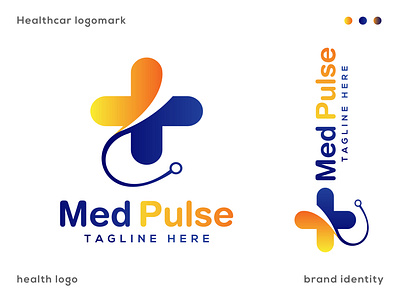 Concept : MedPulse - Logo Design (Unused ) brand identity cross doctor graphic design hospital medical medical logo