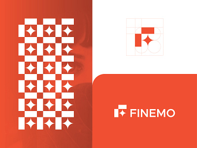 Finemo | Logo Design branding f logo geometric graphic design letter f logo logo modern