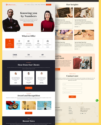 Website exploration of kulkarnni.com (Numerology specialist) 3d animation astrology branding design figma graphic design graphicdesign illustration logo mobile motion graphics numerology photoshop tarotcardreading ui uiux webdesign webhub