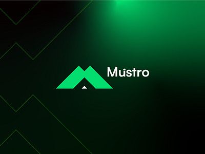 Mustro Marketing and Sales Brand logo identiy.