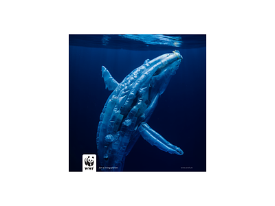 Marine Metamorphosis. Plastic Whale. ai cleanseas eco ecology environment graphic design midjourney nature ocean plastic plasticrecyclin pollution poster recycling sustainability sustainableliving water whale worldwidefundfornature wwf