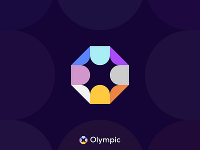 Olympic modern logo design appicon brand identity branding business crypto gradient graphic design gridlogo logo logoconcept logoideas logoinspire logoprocess logos modern professionallogo symbol thirtylogos visual identity design