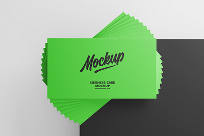 Free Stacks of Business Cards Mockup business card business cards mockup card card mockup free free mockup mockup psd psd mockup