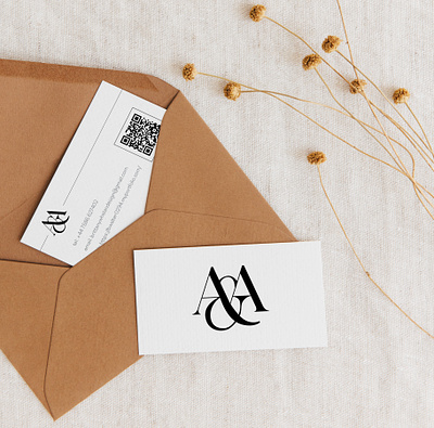 Minimal Elegant Letter Logo - Business Card Design branding businesscard businessdesign design graphic design logo typography