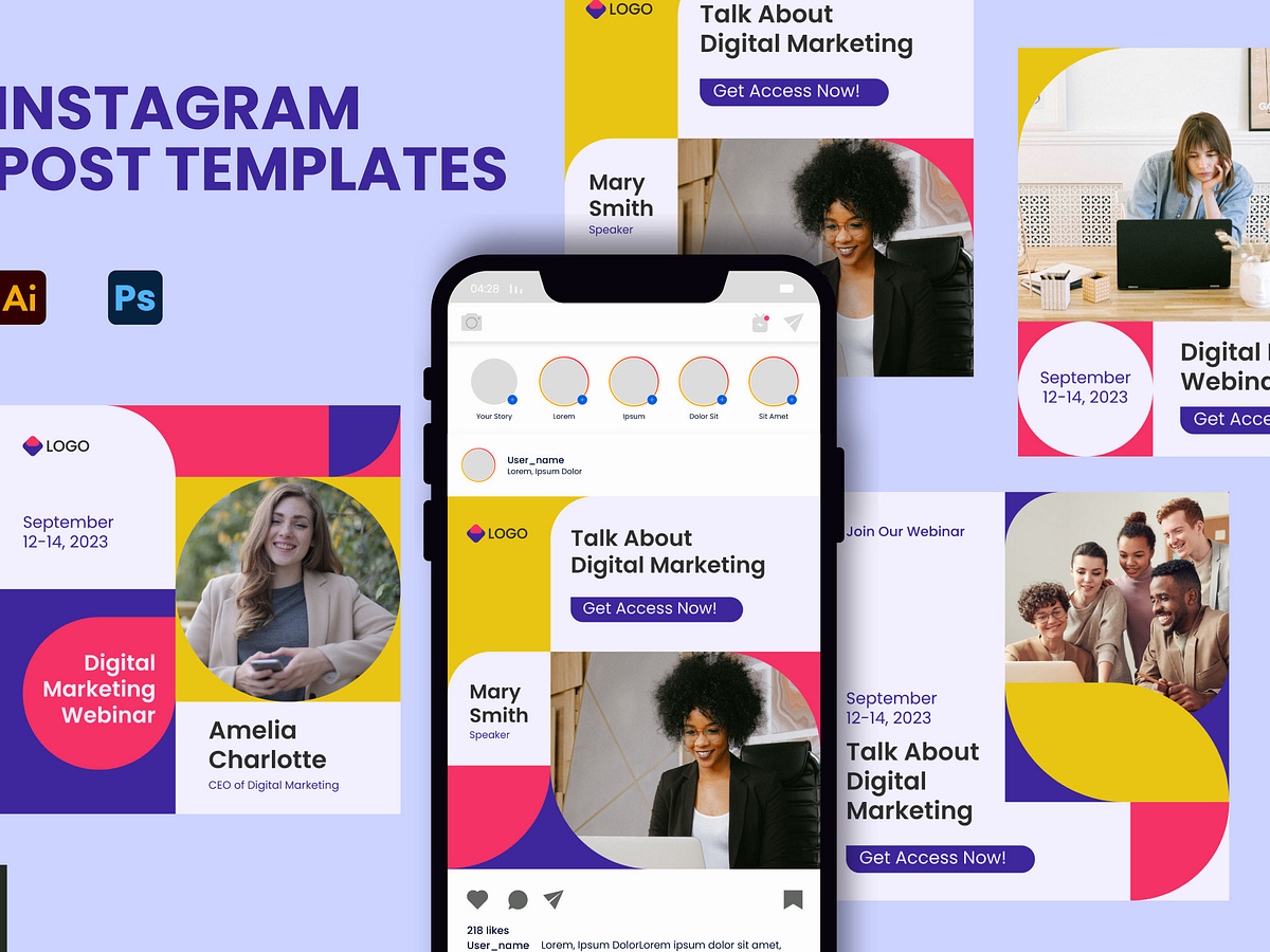 Browse thousands of Webinar Instagram Post images for design ...