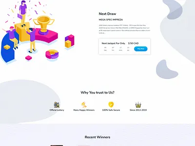 Online Lottery / Lucky Draw Website codeigniter design lottery system lucky draw website online lucky draw php framework prizes web development winners
