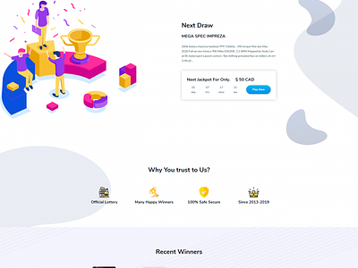Pick Up The Phone - Online Lottery Website codeigniter design lottery system lucky draw website online lucky draw php framework prizes web development winners