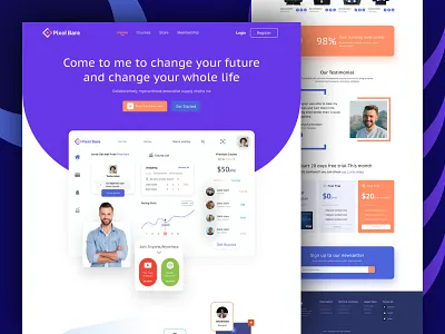 Online Course Website Template 2023 design trends design agency freelancer freelancing freelancing course graphic design online course ui design ui ux 2023 ui ux designer ui ux skills uiux user experience user interface ux design ux design skills web design website website design website template